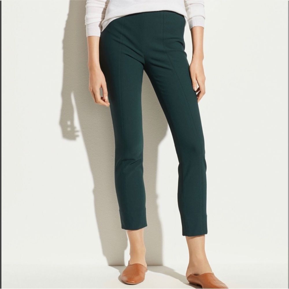 Vince Green Straight Leg Trousers Womens Size Small Casual Chic Workwear